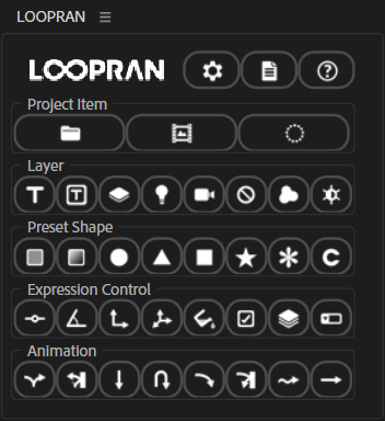 LOOPRAN Main UI Vertical