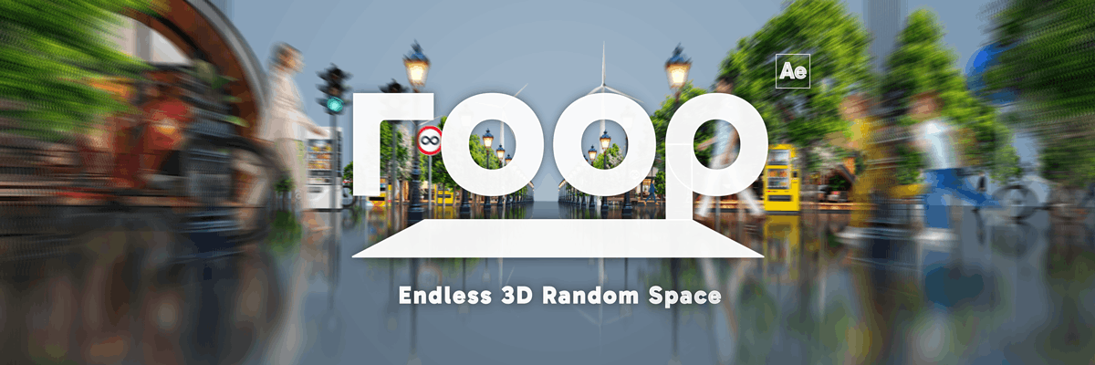 roop Endless 3D Random Space AE Script Header Image